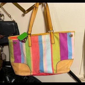 Coach Canvas Shoulder Bag